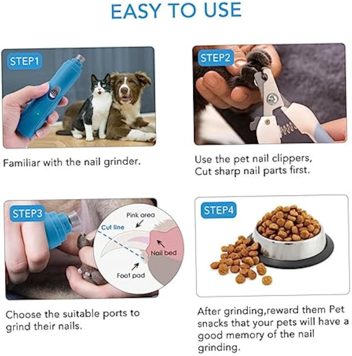 Transform Your Pet Grooming Routine with Our Electric Pet Nail Grinder