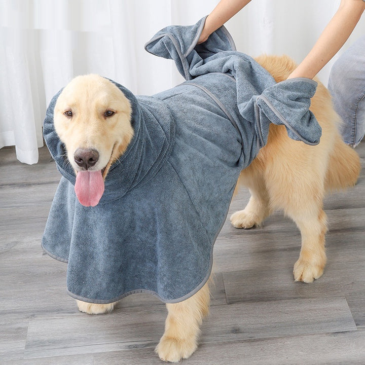 Quick-Drying Absorbent Cotton Dog Bath Towel