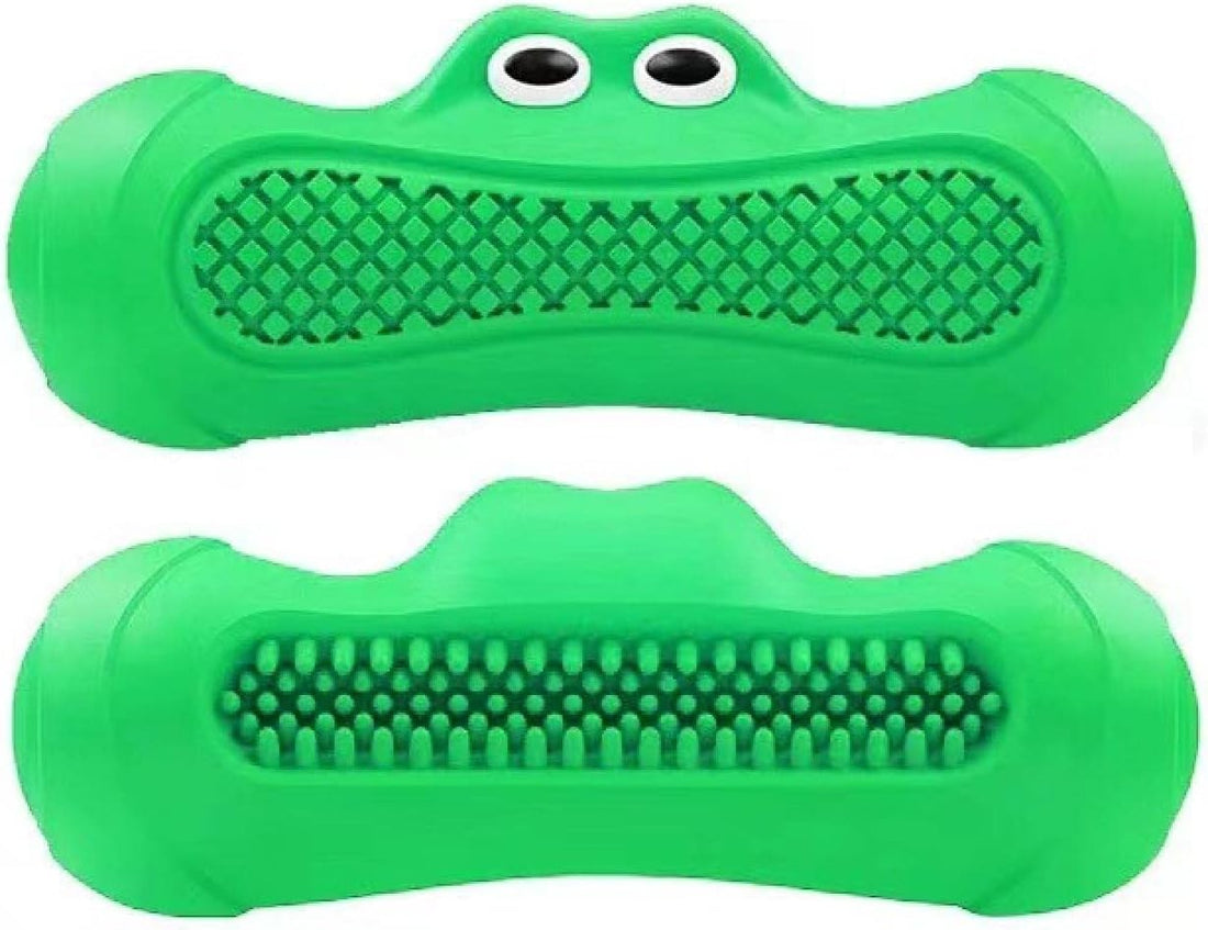 Vocal Rugby Natural Rubber Teething Dog Toy