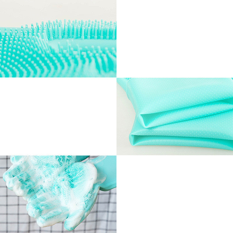 Silicone Dog and Cat Grooming Brush Glove for Bath and Massage