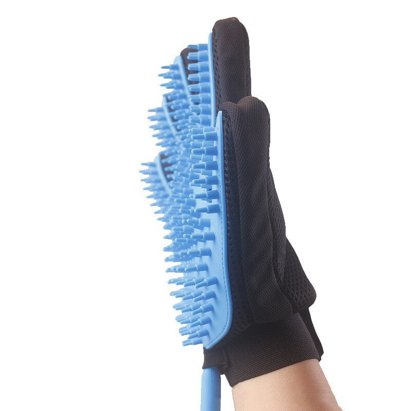 Pet Shower Five-fingered Hose Dog Gloves Spray Bath Massage Brush