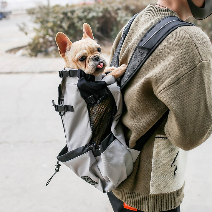 Double-Shoulder Portable Dog Carrier Backpack for Travel