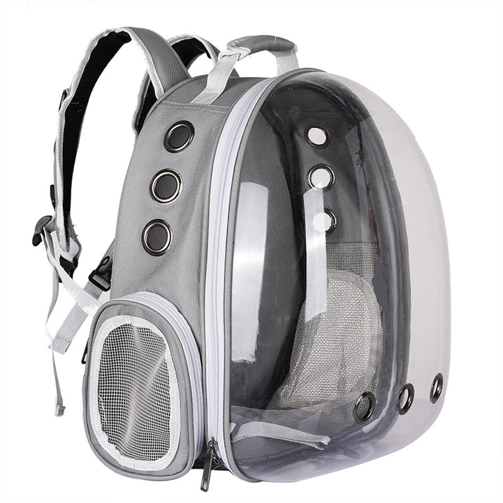 Portable Pet Bubble Backpack Carrier 360° Sightseeing Capsule for Small Pets