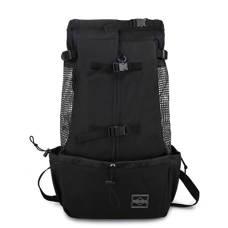Double-Shoulder Portable Dog Carrier Backpack for Travel