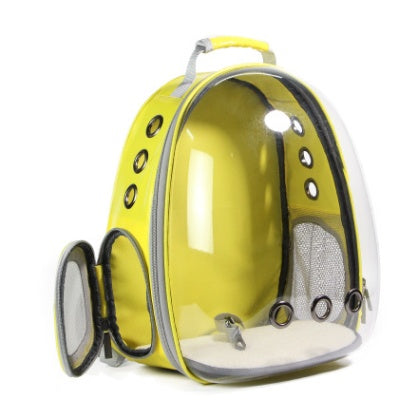 Portable Pet Bubble Backpack Carrier 360° Sightseeing Capsule for Small Pets
