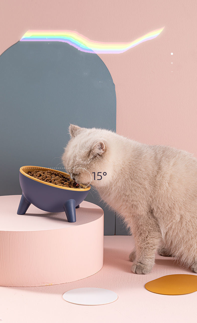Cat and Dog Feeding Bowl with Stand Nordic-Style Feeder