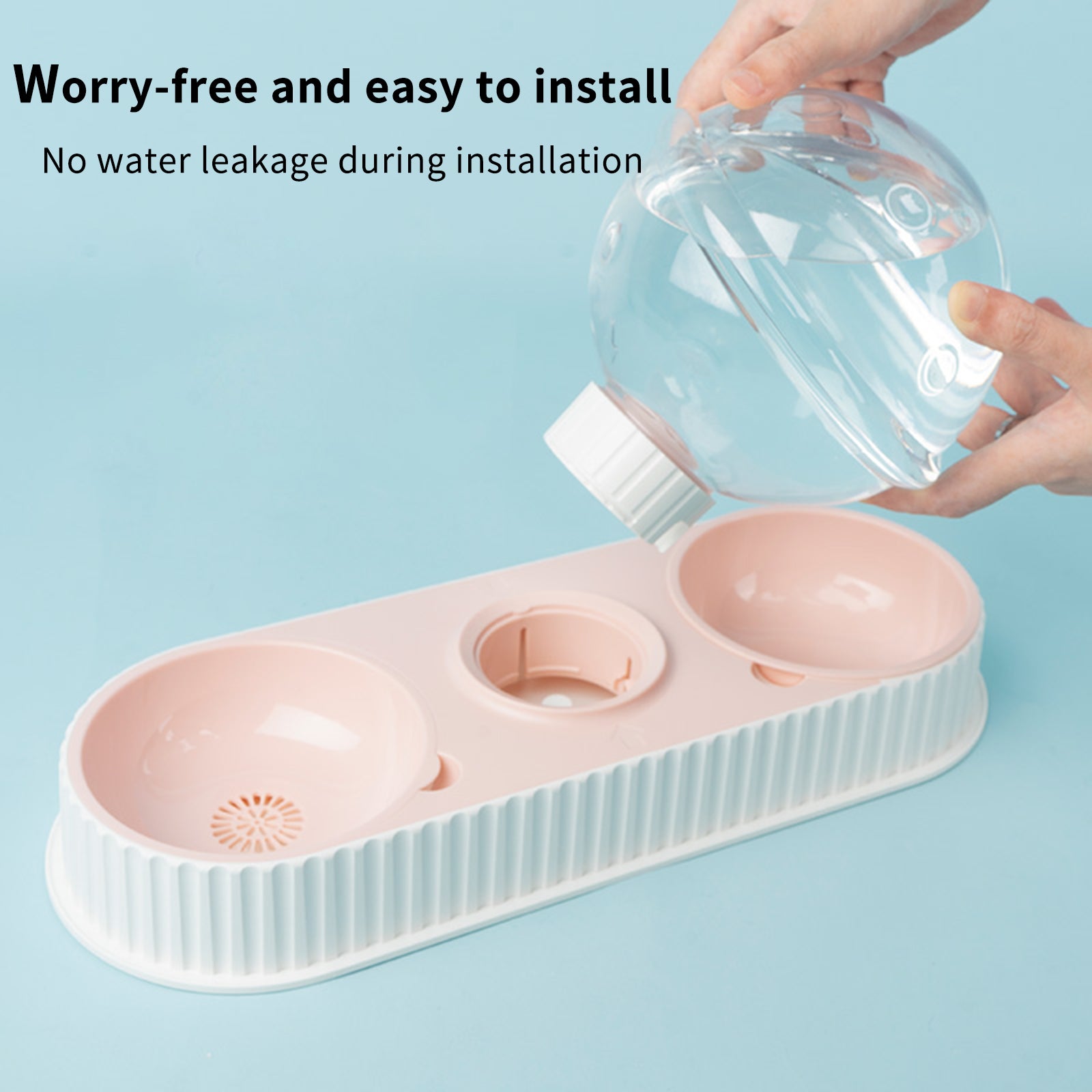 Automatic Pet Water and Food Bowl for Dogs and Cats