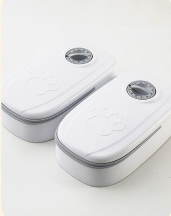 Automatic Smart Pet Feeder with Timer and Stainless Steel Bowl for Cats and Dogs