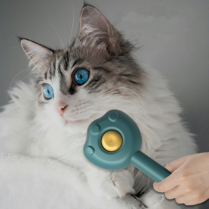 Self-Cleaning Cat and Kitten Grooming Comb for Hair Removal