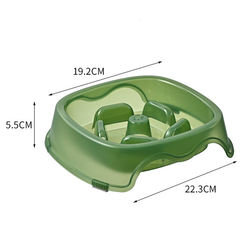Slow Feed Anti-Choke Dog and Puppy Bowl Plastic Feeder for Pets