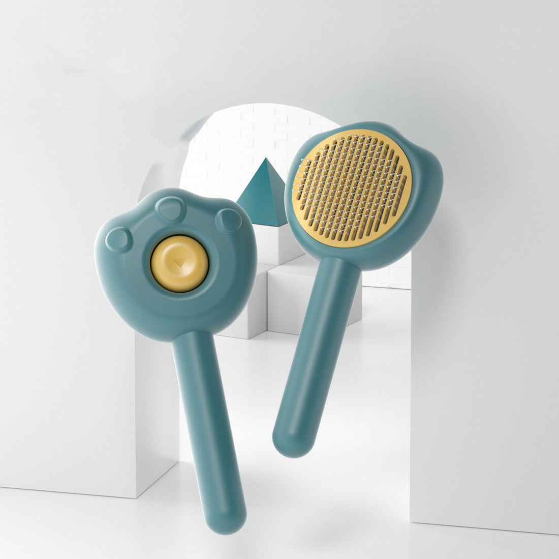 Self-Cleaning Cat and Kitten Grooming Comb for Hair Removal