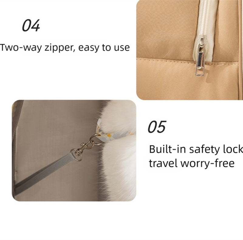 Breathable Mesh Travel Backpack for Cats and Dogs