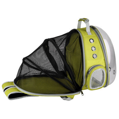 Portable Pet Bubble Backpack Carrier 360° Sightseeing Capsule for Small Pets