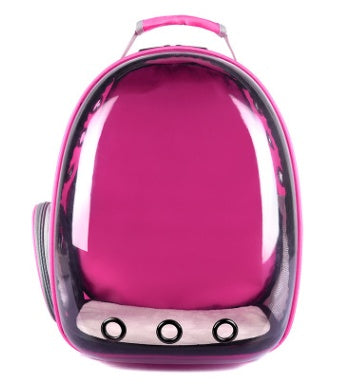 Portable Pet Bubble Backpack Carrier 360° Sightseeing Capsule for Small Pets