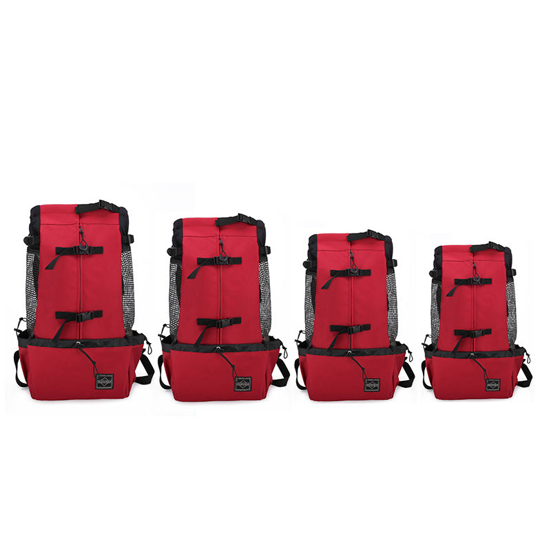 Double-Shoulder Portable Dog Carrier Backpack for Travel