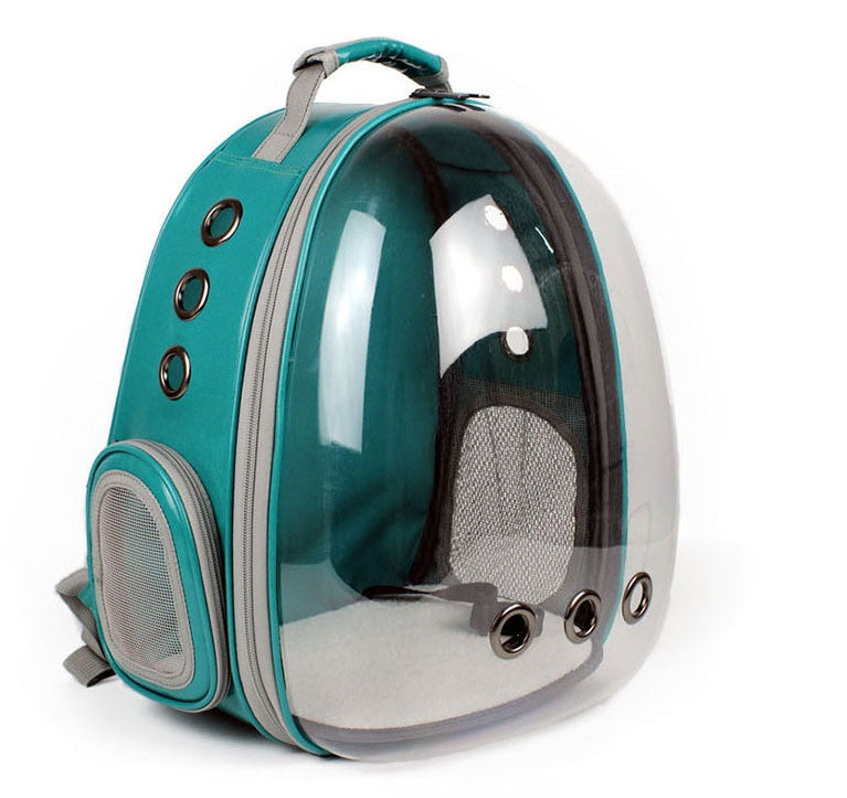Portable Pet Bubble Backpack Carrier 360° Sightseeing Capsule for Small Pets