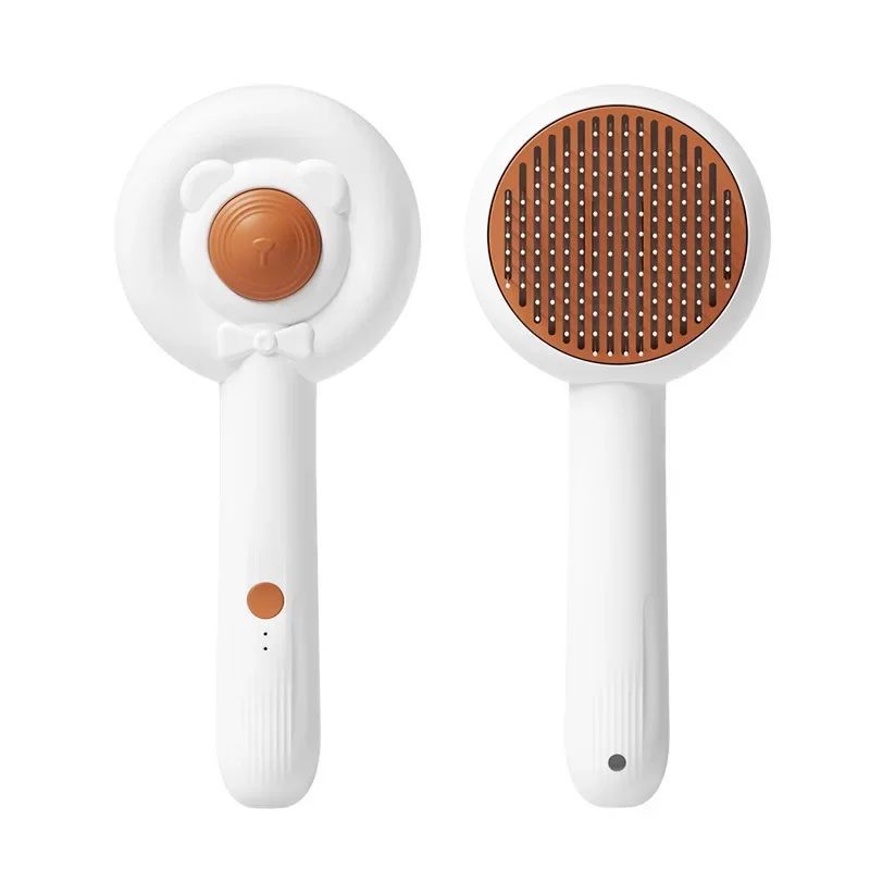 Rechargeable 2-in-1 Electric Pet Nail Trimmer and Grooming Brush