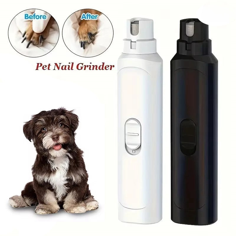 Battery-Powered Pet Nail Grinder and Trimmer for Dogs and Cats