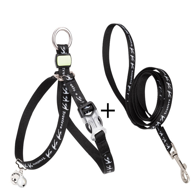 Pet Cat and Small Dog Harness with Bell and Chest Strap
