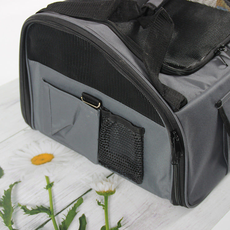 Foldable Pet Car Seat Hammock Carrier for Small Cats and Dogs