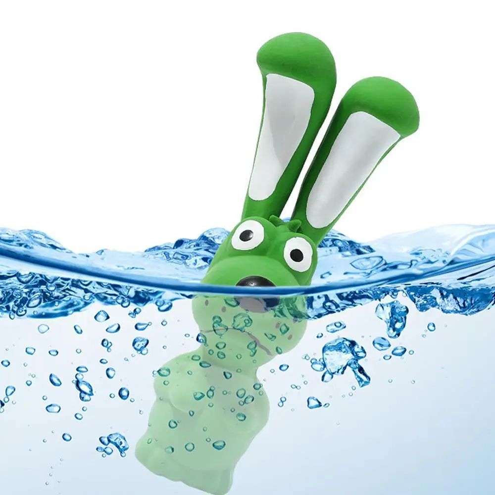 Latex Hippo Squeaky Chew Toy Soft Interactive Toy for Dogs