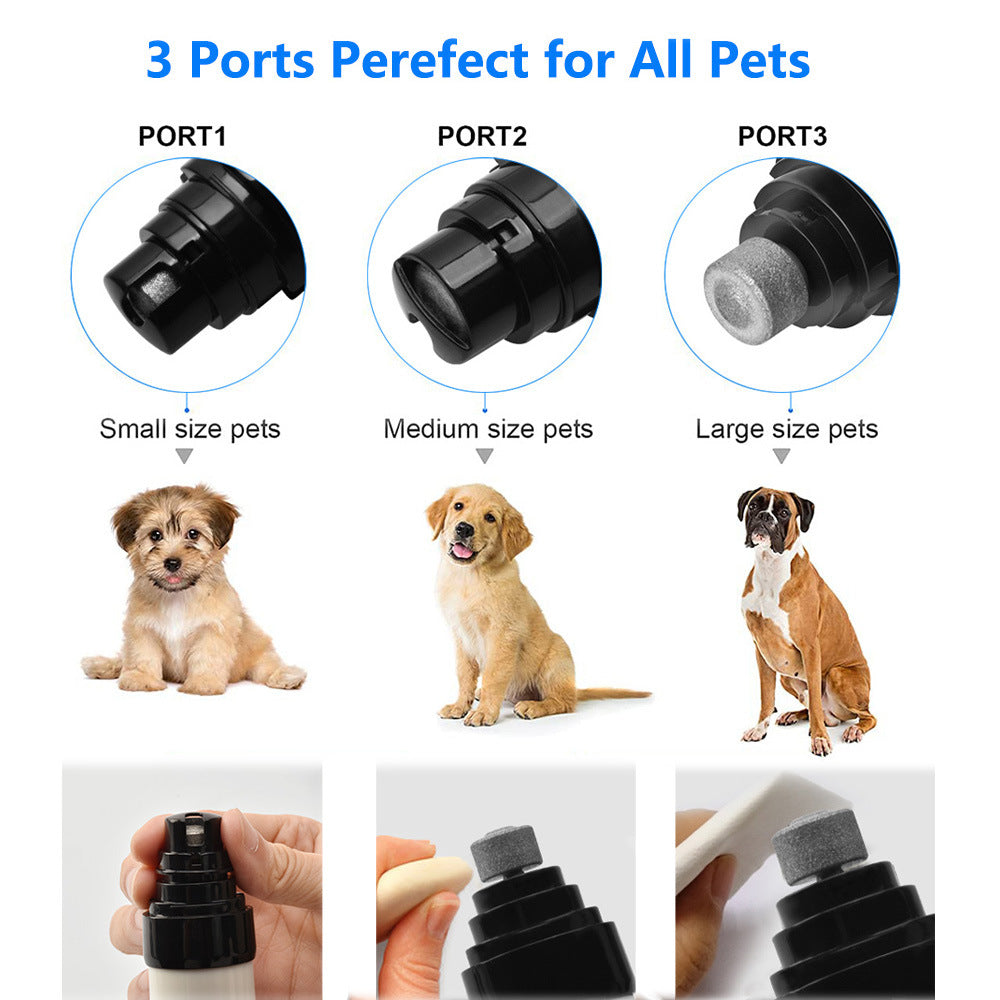 Electric Rechargeable Dog and Cat Nail Grinder Trimmer