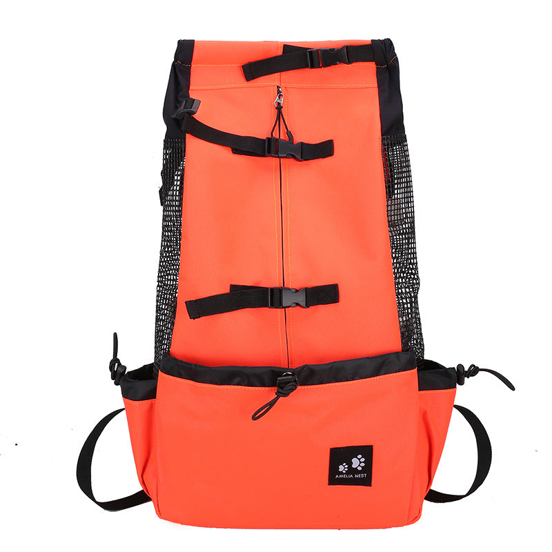 Double-Shoulder Portable Dog Carrier Backpack for Travel