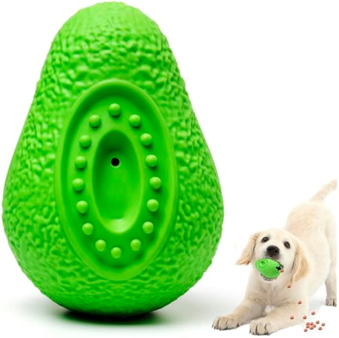 Indestructible Rubber Dog Chew Toy for All Breeds