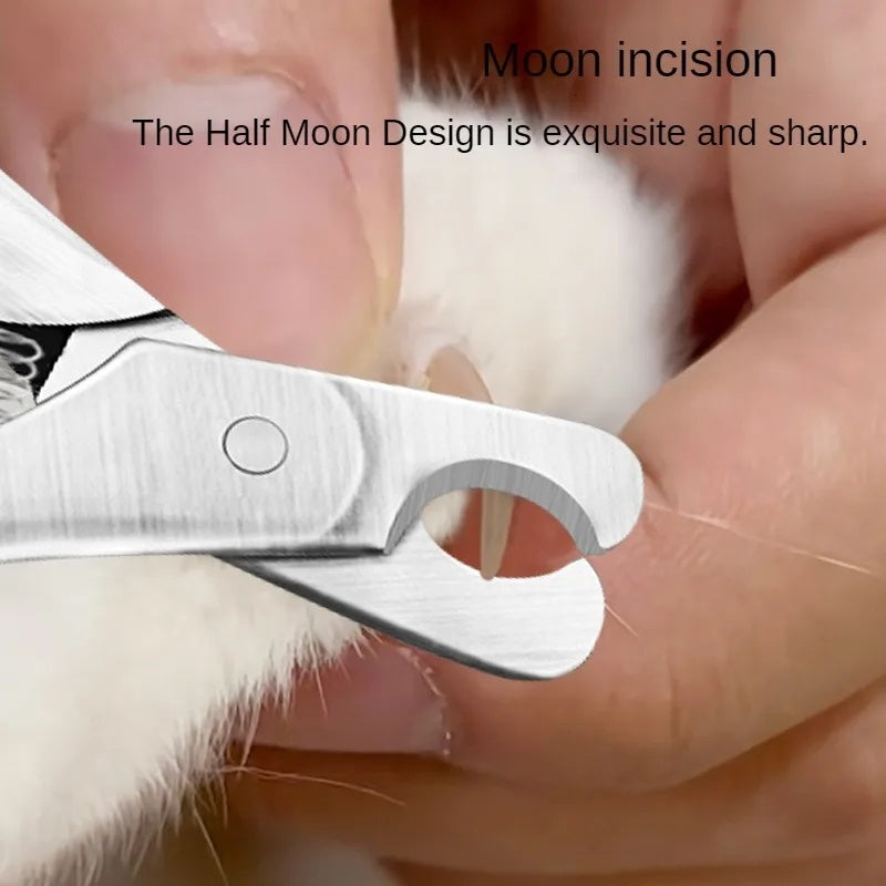 Professional Pet Nail Clipper Sharp Stainless Steel Trimmer for Dogs and Cats