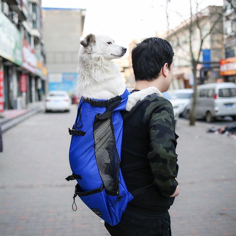 Double-Shoulder Portable Dog Carrier Backpack for Travel