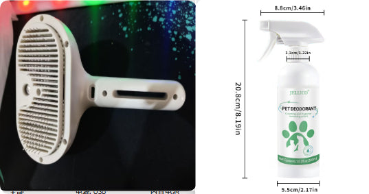 Self-Cleaning Pet Comb Hair Remover Brush for Dogs