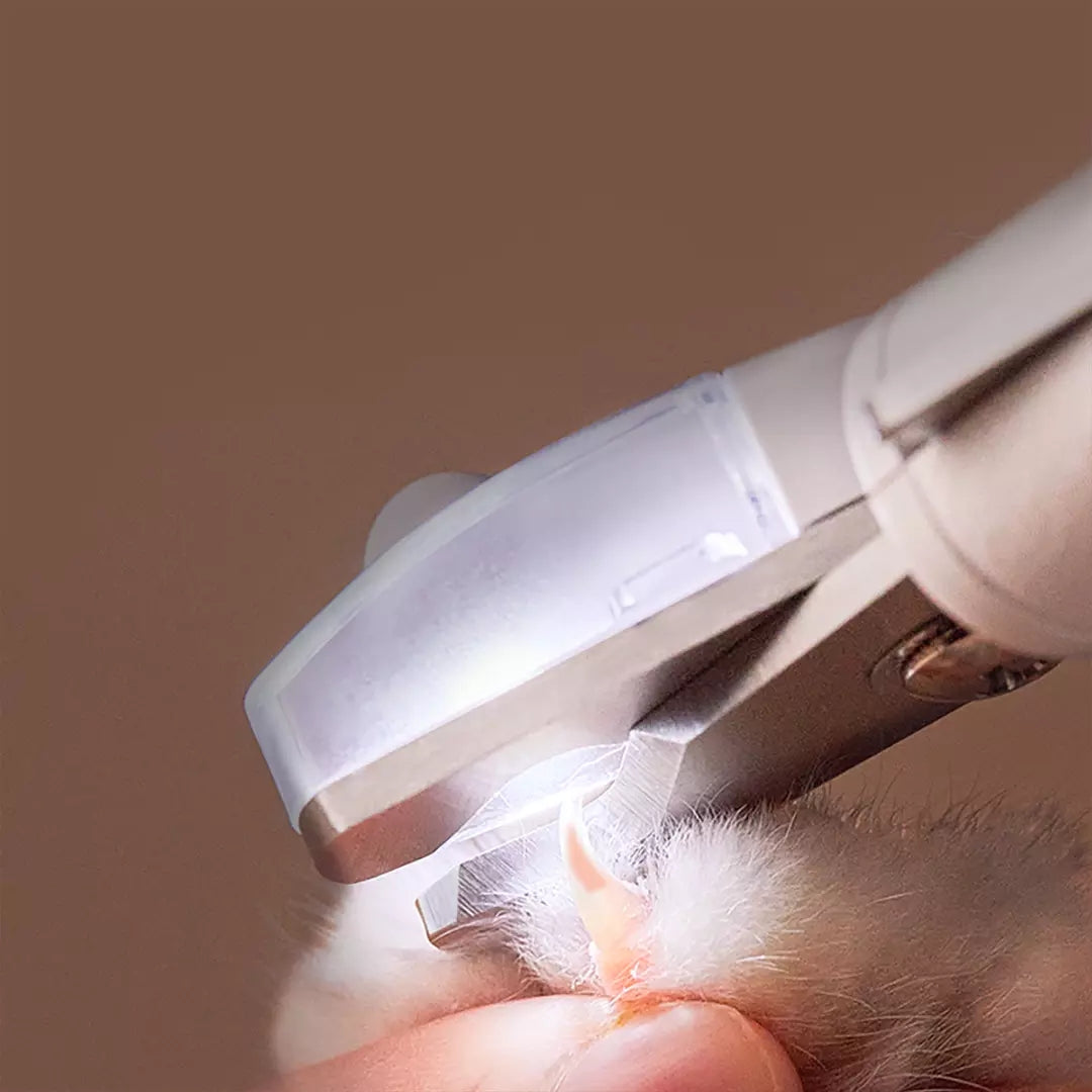 Professional Pet Nail Clipper Scissors with LED Light for Dogs and Cats