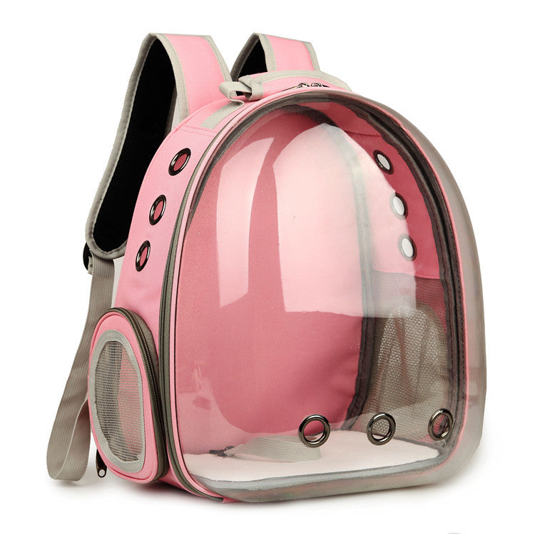 Portable Pet Bubble Backpack Carrier 360° Sightseeing Capsule for Small Pets