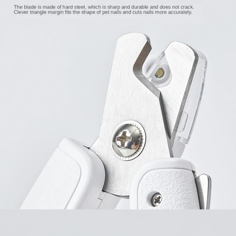 Professional Pet Nail Clipper Scissors with LED Light for Dogs and Cats