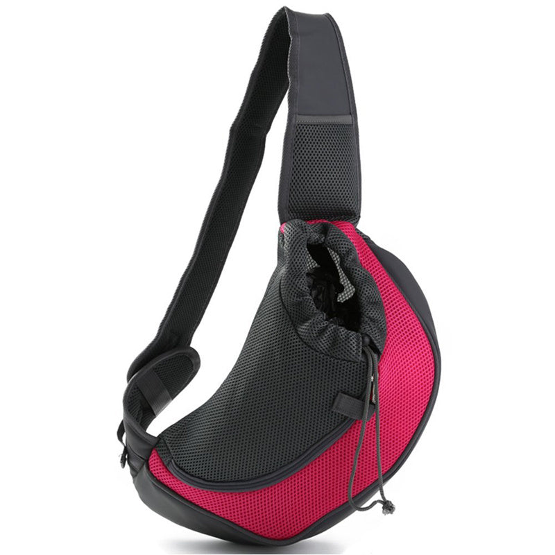Mesh Oxford Outdoor Pet Carrier Shoulder Bag for Dogs and Cats