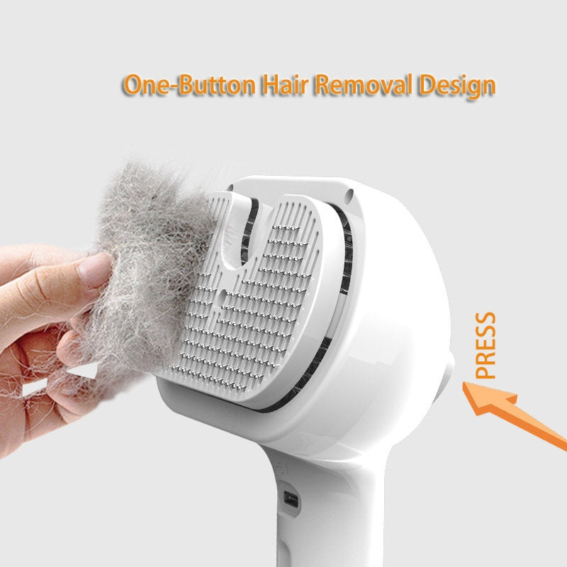 Self-Cleaning Pet Comb Hair Remover Brush for Dogs