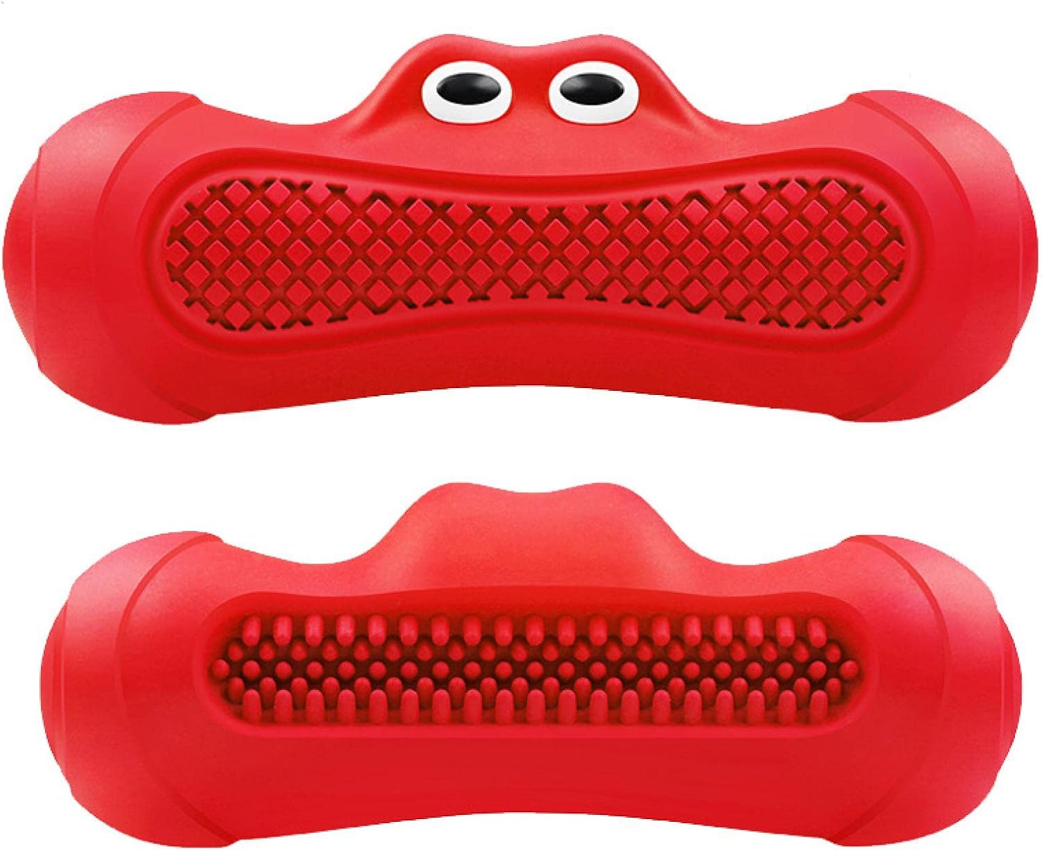 Vocal Rugby Natural Rubber Teething Dog Toy