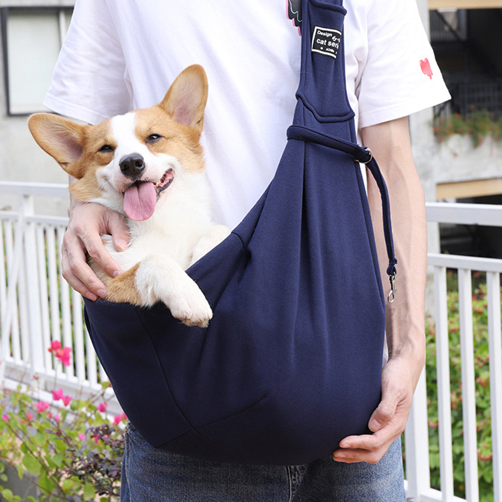 Comfortable Single-Shoulder Pet Carrier Bag for Dogs and Cats