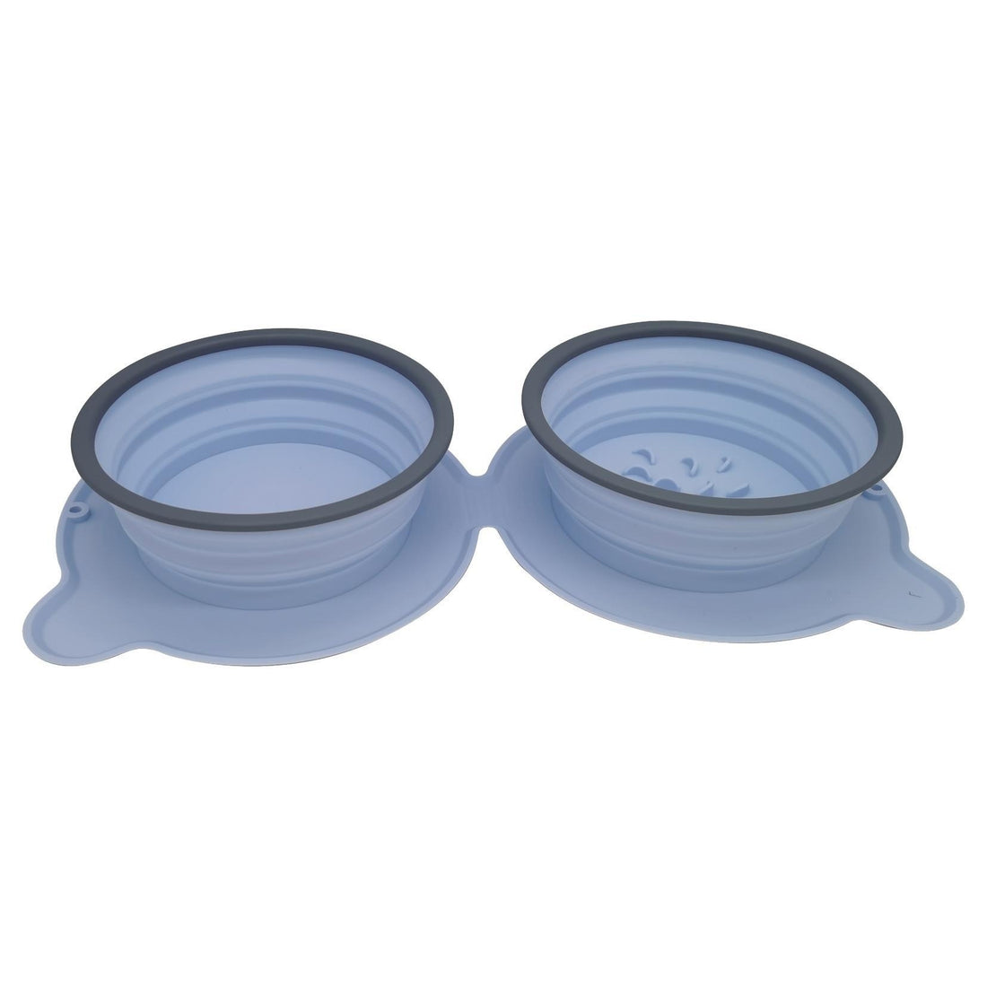 Portable Foldable Silicone Dog and Cat Bowls Non-Slip Travel Feeder