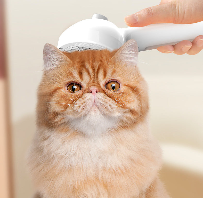 Self-Cleaning Pet Comb Hair Remover Brush for Dogs