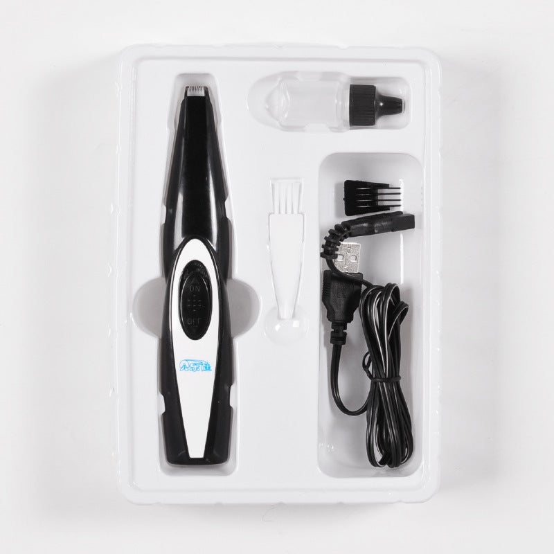 USB Rechargeable Electric Pet Nail and Hair Trimmer for Dogs and Cats