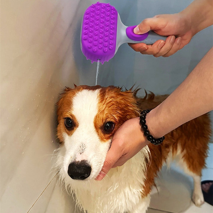 Pet Shower Brush Dog Bath Float Hair Cleaning