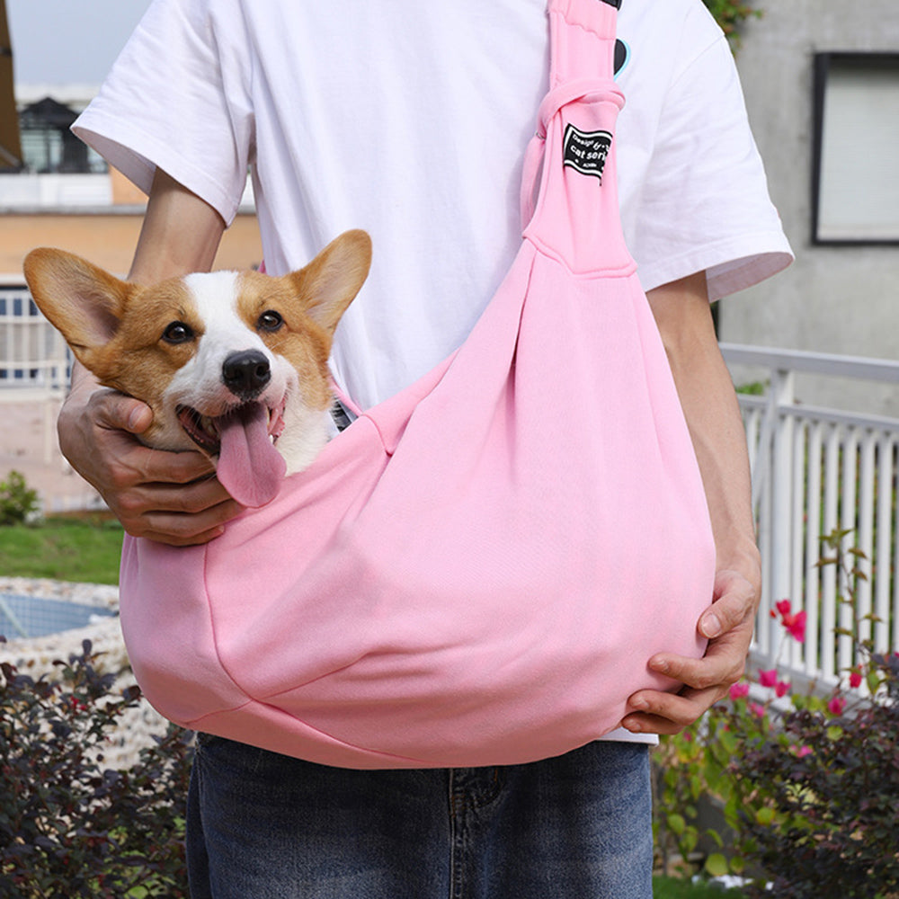 Comfortable Single-Shoulder Pet Carrier Bag for Dogs and Cats