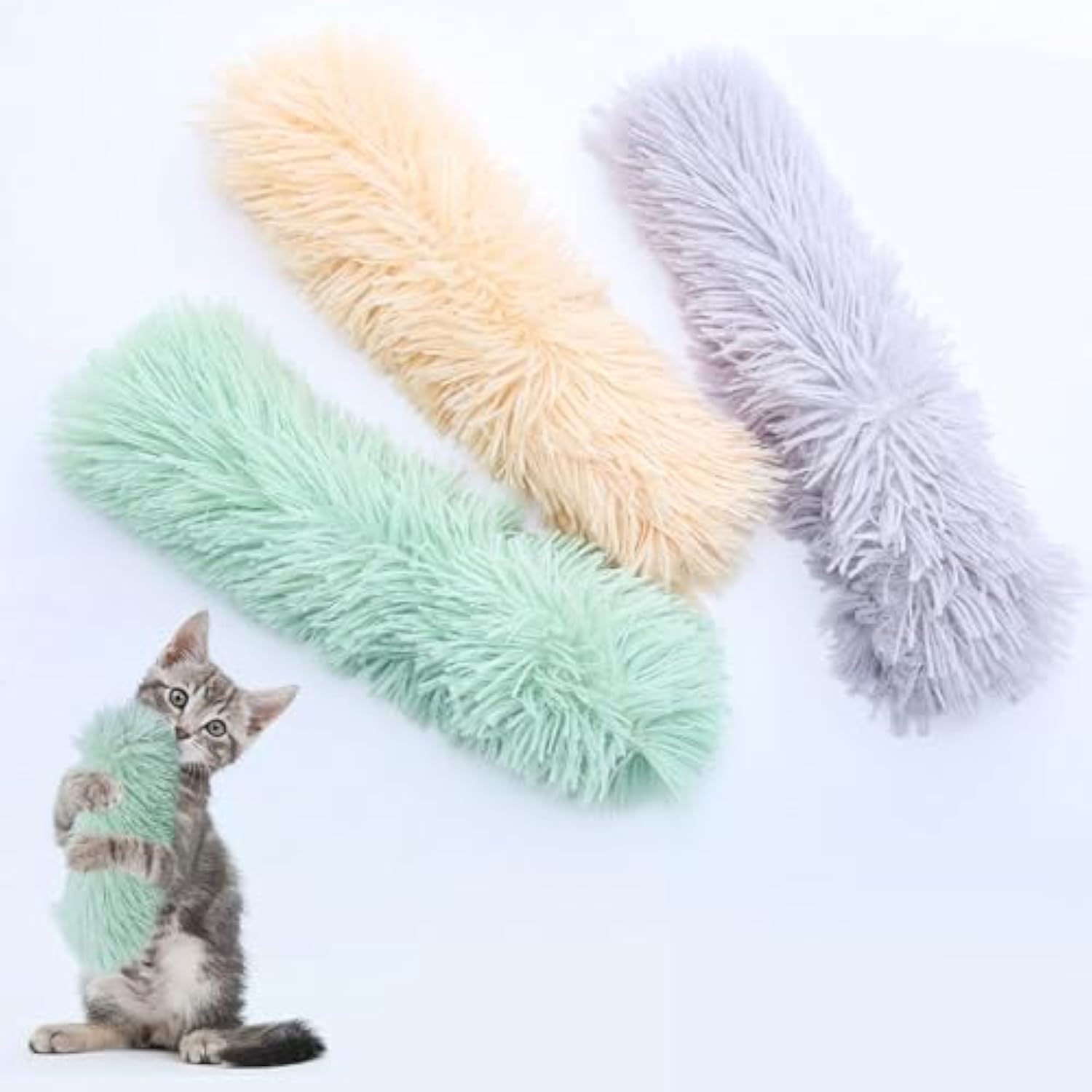 Interactive Catnip Crinkle Pillow Toys for Indoor Cats