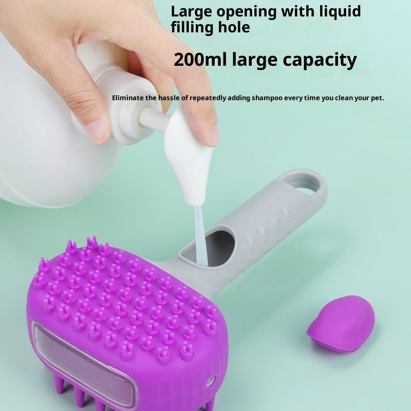 Pet Shower Brush Dog Bath Float Hair Cleaning