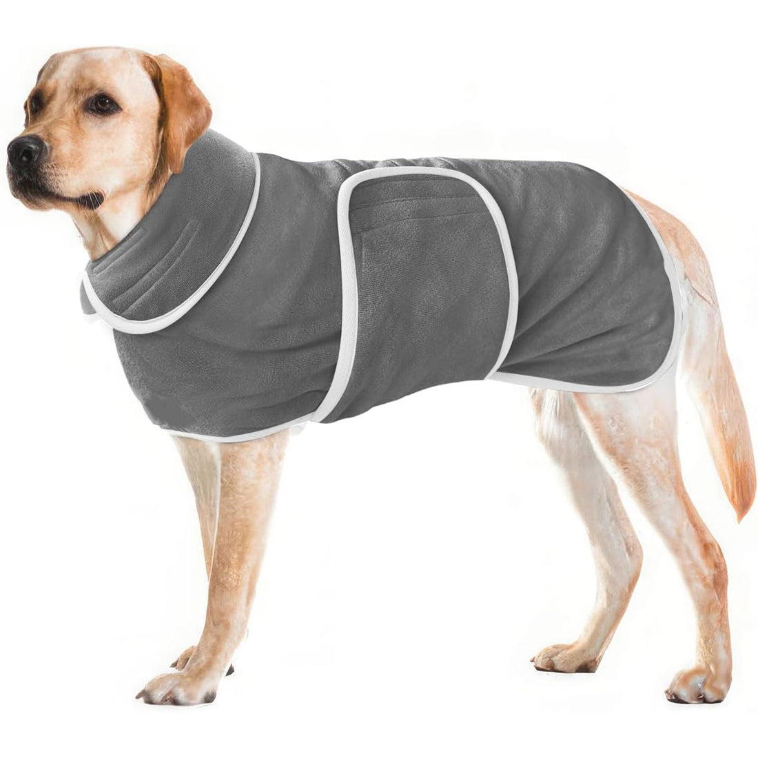 Super Absorbent Dog Bathrobe Towel Pajamas Coat for All Breeds